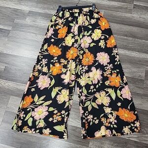 Rachel Zoe Floral Print Wide Leg Pants, Size XS NWT